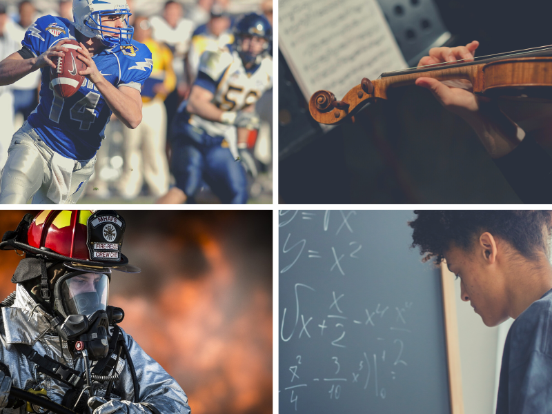 Athlete, student, firefighter, musician